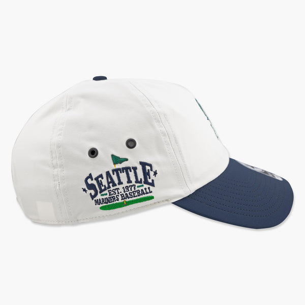 Seattle Mariners Chalk Flagbound Clean Up Adjustable Hat