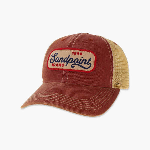 Rounded Rectangle Cardinal Sandpoint Womens Trucker Hat