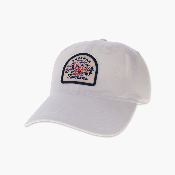 Sun Setter White Bozeman Womens Adjustable Hat
