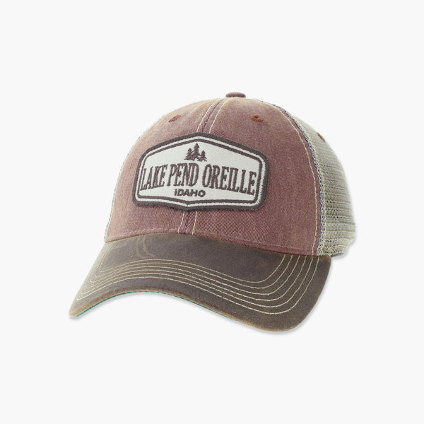 Essence Burgundy/Brown Pend Oreille Trucker Hat
