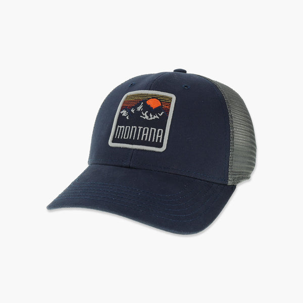 Box Seat Navy/Dark Grey Montana Trucker Hat