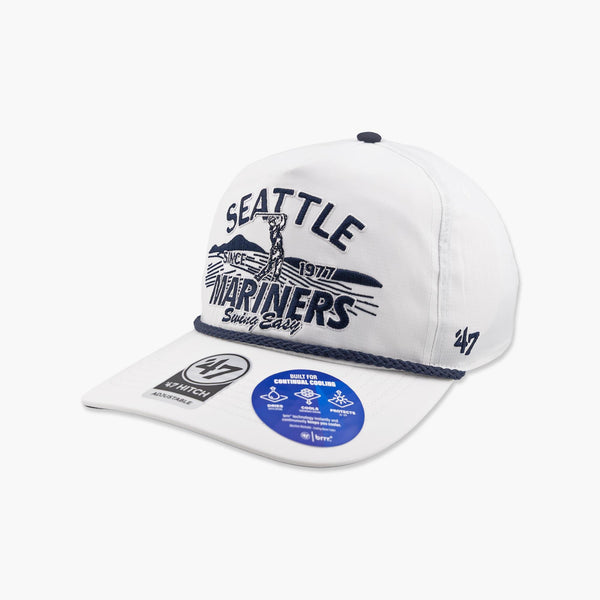 Seattle Mariners White Swing Easy Hitch Snapback