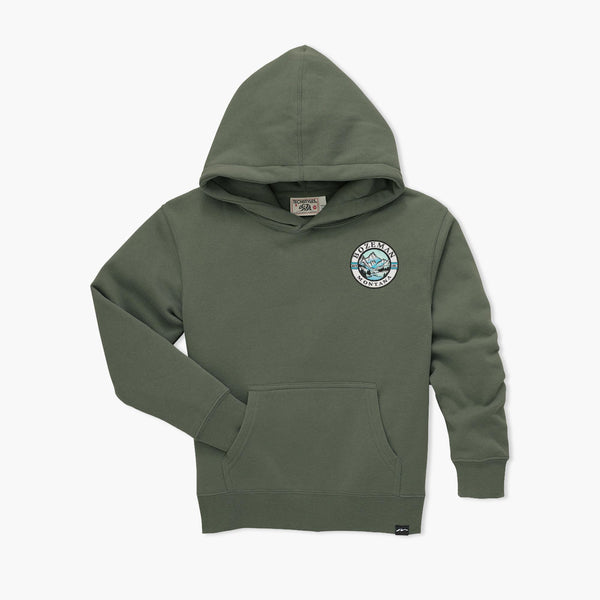 Mood Ring Hunter Green Bozeman Youth Hoodie