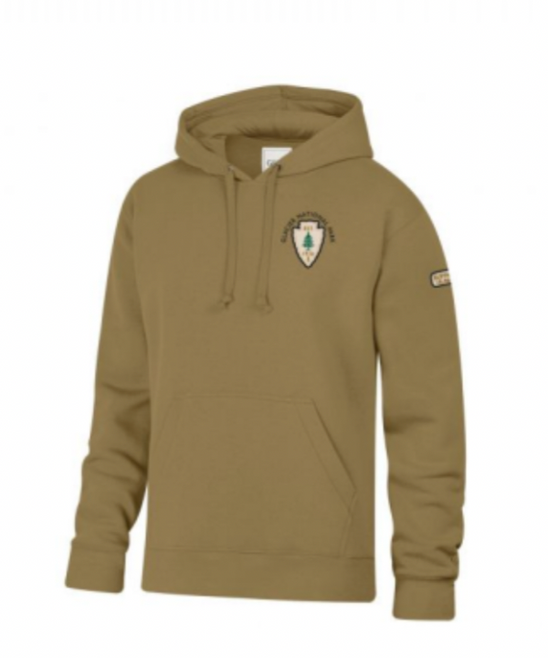 Yellowstone Sepia Brown Big Cotton Hoodie