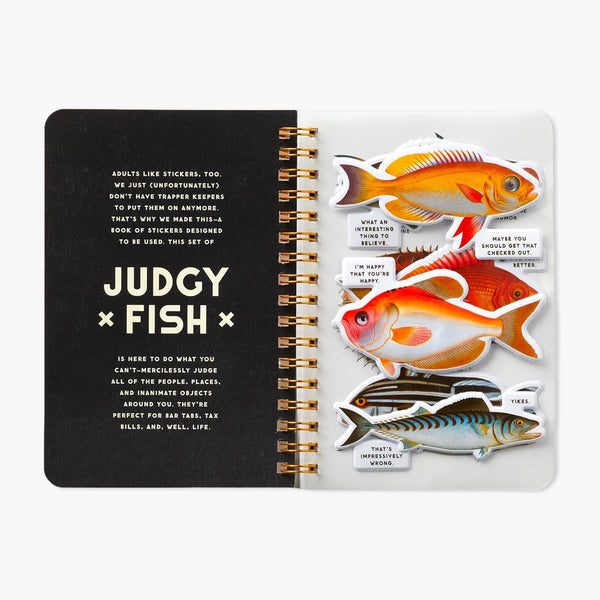 Judgy Fish Sticker Book