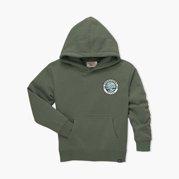 Mood Ring Hunter Green Sandpoint Youth Hoodie