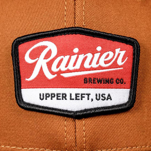 Rainier Beer Brown Brewmaster Snapback