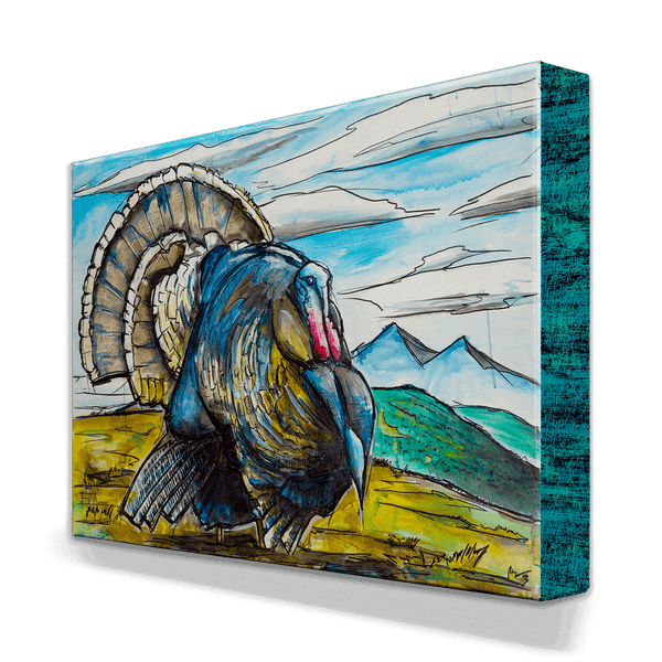 Turkey Strut: Metal Box Art