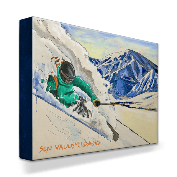 Ski the Dream in Sun Valley - Metal Box Art