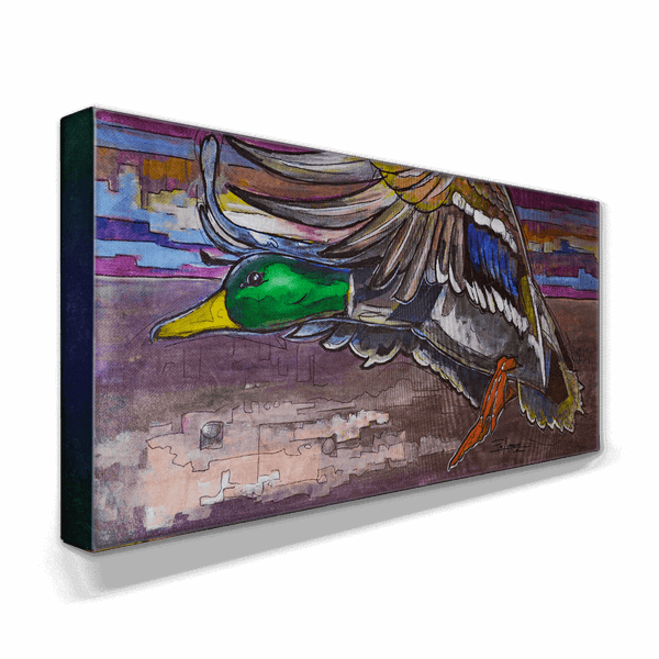 Mallard Majesty: Metal Box Art
