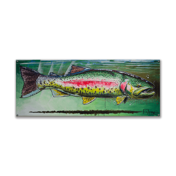 Resting Rainbow - Wood & Metal Wall Art