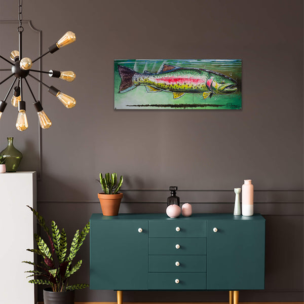 Resting Rainbow - Wood & Metal Wall Art