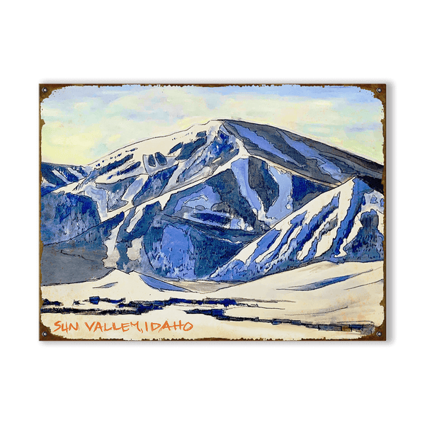 The Majesty of Sun Valley - Wood & Metal Wall Art