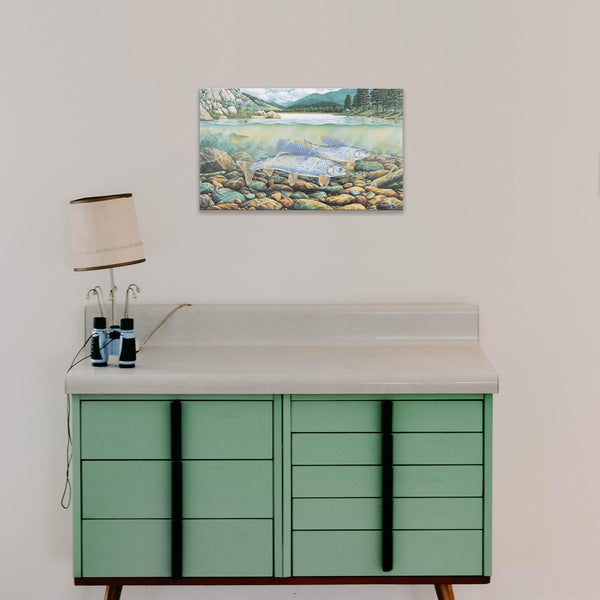 Montana Grayling - Wood & Metal Wall Art