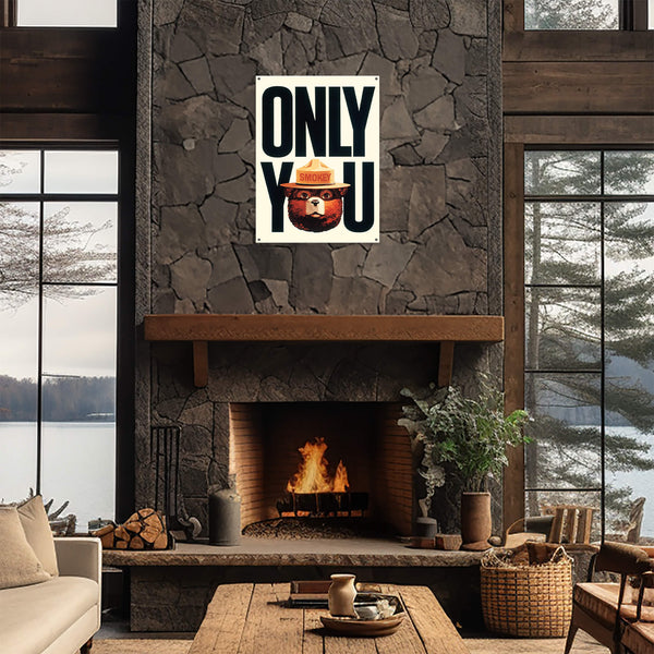 Smokey Bear 1981 Only You: Generic - Wood & Metal Wall Art