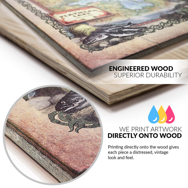Glacier Park - International Playground - Wood & Metal Wall Art