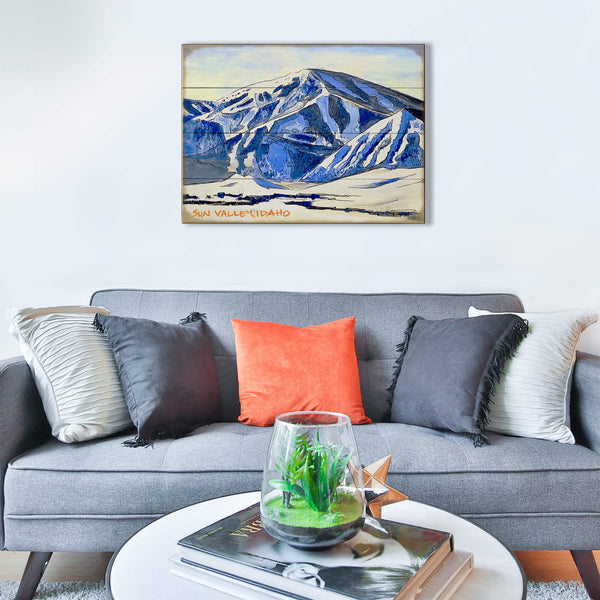 The Majesty of Sun Valley - Wood & Metal Wall Art