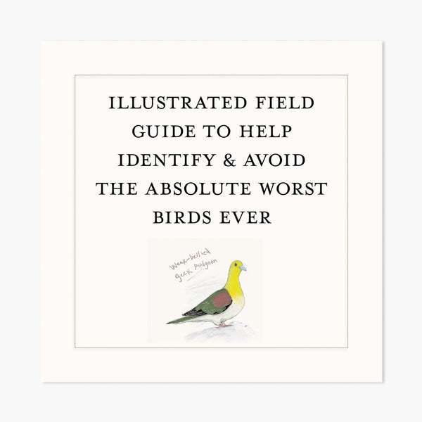 A Dumb Birds Field Guide to the Worst Birds Ever Book