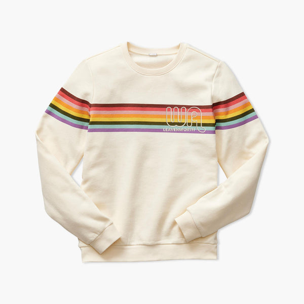 Honeylemon Hollow Oatmeal Leavenworth Embroidered Womens Crewneck
