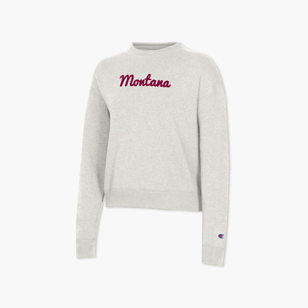 Montana Applique Pebblestone Triumph Womens Crewneck