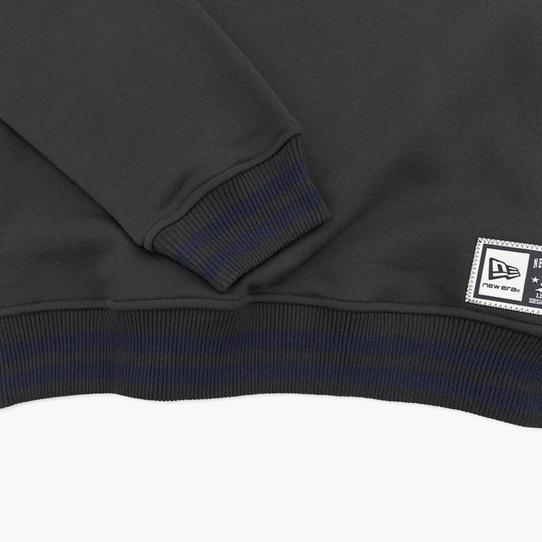 Seattle Seahawks Black Midnight Stripe Crewneck