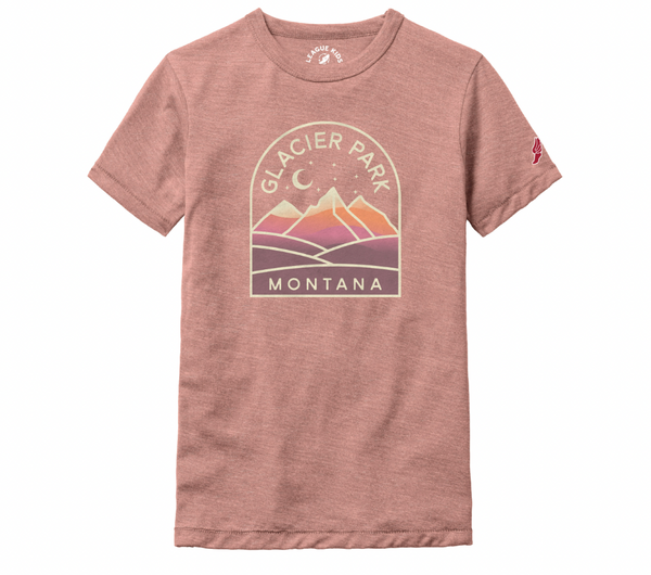 New Path Dusty Rose Yellowstone Youth T-Shirt