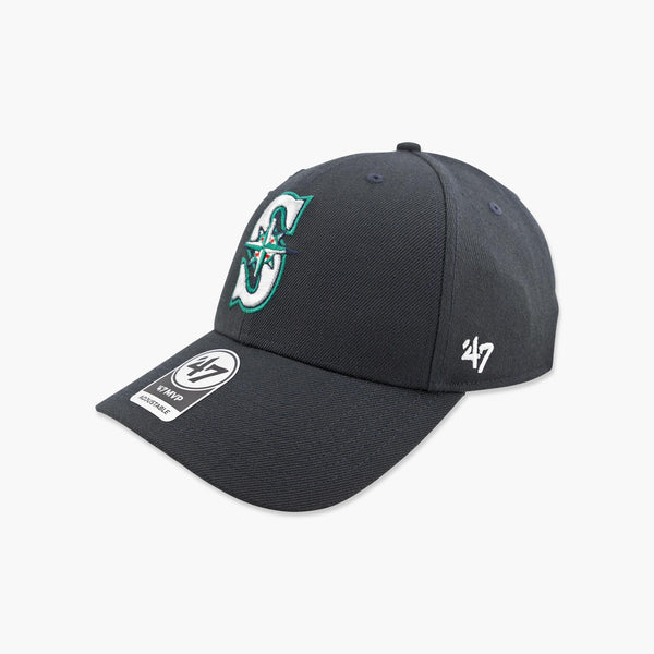 Seattle Mariners Navy Primary Logo MVP Adjustable Hat
