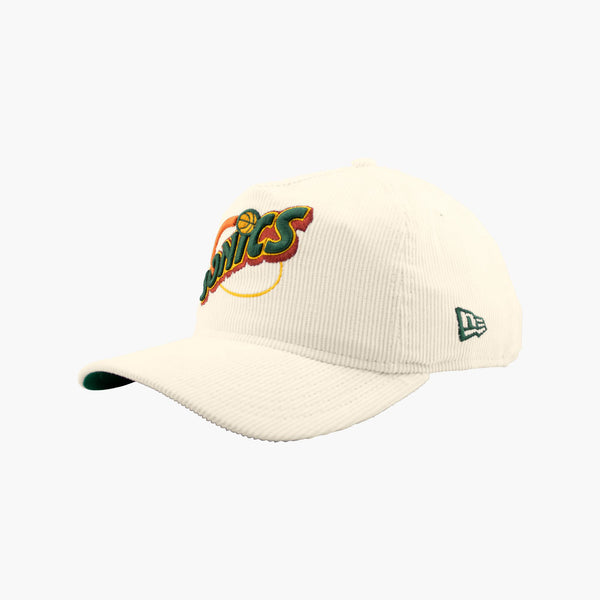 Seattle SuperSonics Chrome Wordmark Corduroy "Golfer" Snapback