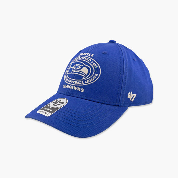Seattle Seahawks Royal Circle Tone MVP Adjustable Hat