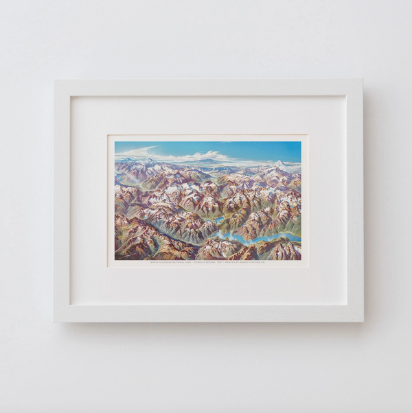 North Cascades National Park Historic 8x12 Art Print
