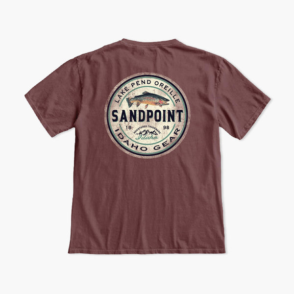 Intone Trout Maroon Sandpoint T-Shirt