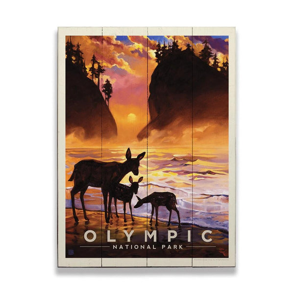 Olympic National Park Twilight  Sign