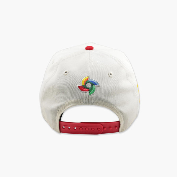 World Baseball Classic USA Cream/Red Classic Star Adjustable Hat