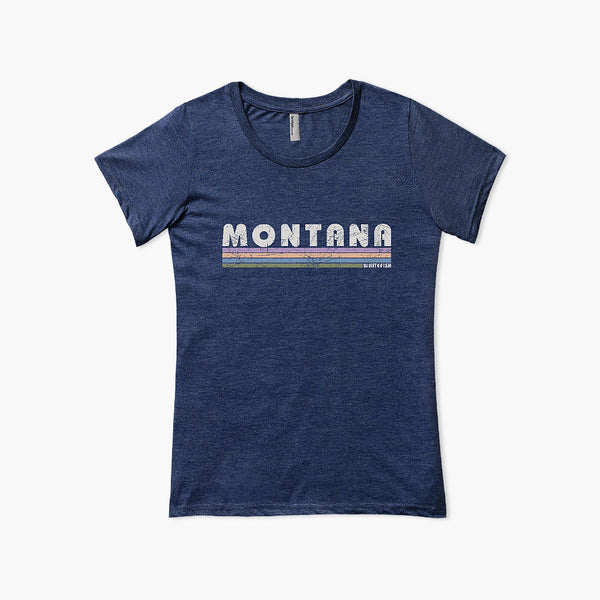 Flatliner Sapphire Montana Womens T-Shirt