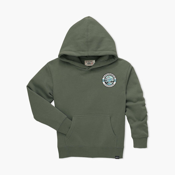 Mood Ring Hunter Green Leavenworth Youth Hoodie