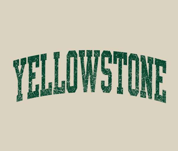 Yellowstone Oatmeal Reverse Weave Crewneck