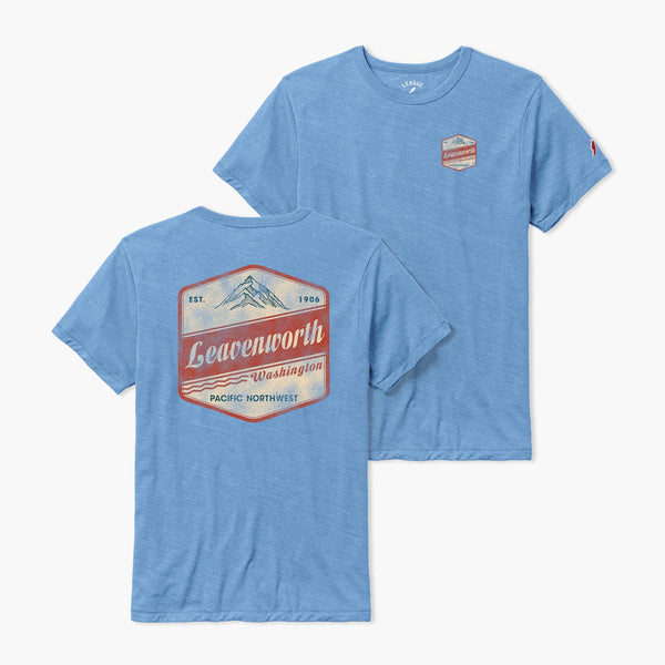 Badge Of Honor Powder Blue Leavenworth T-Shirt