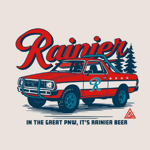 Rainier Beer Brat Pack Ringer T-Shirt