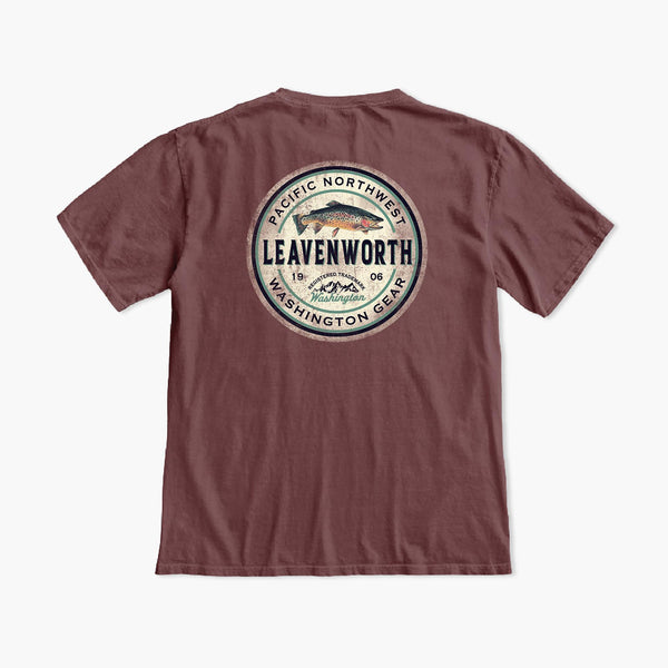Intone Trout Maroon Leavenworth T-Shirt