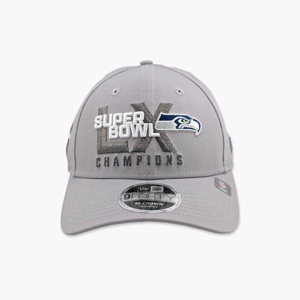 Seattle Seahawks Grey Super Bowl LX Champions Shimmer Snapback