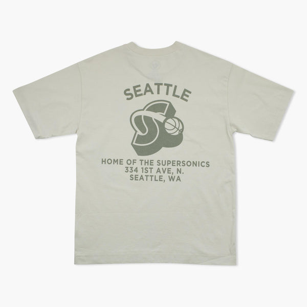 Seattle SuperSonics Sandstone Home Court Premium T-Shirt