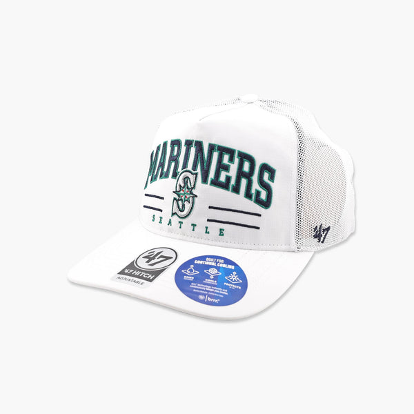 Seattle Mariners White Roscoe Hitch Trucker Hat