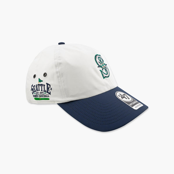 Seattle Mariners Chalk Flagbound Clean Up Adjustable Hat