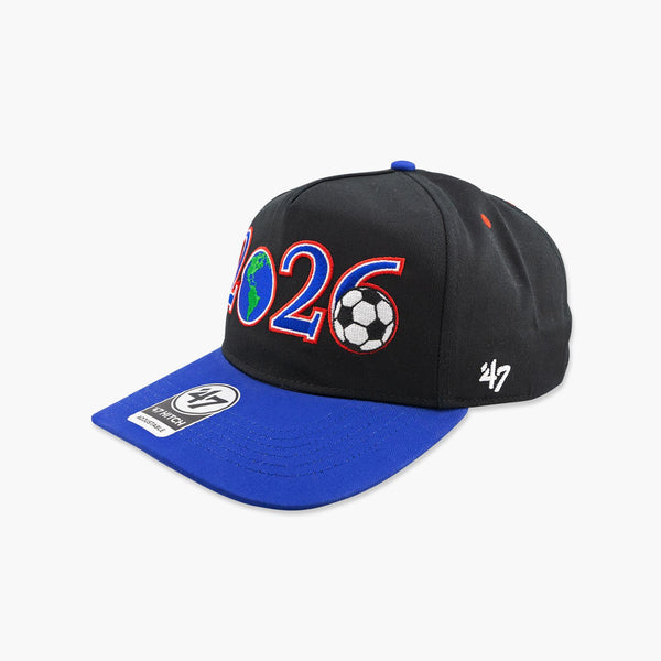 US Soccer Black Worldwide Hitch Snapback