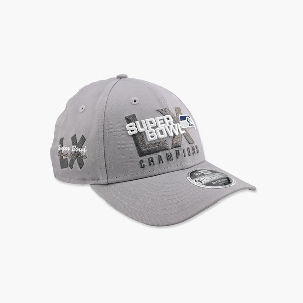 Seattle Seahawks Grey Super Bowl LX Champions Shimmer Snapback