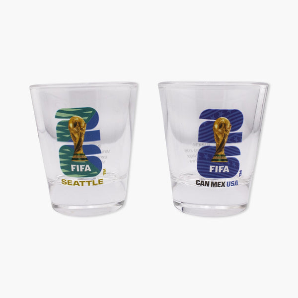 FIFA World Cup Host City/Country Shot Glass 2-Pack