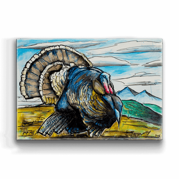 Turkey Strut: Metal Box Art