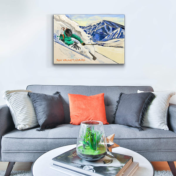 Ski the Dream in Sun Valley - Metal Box Art