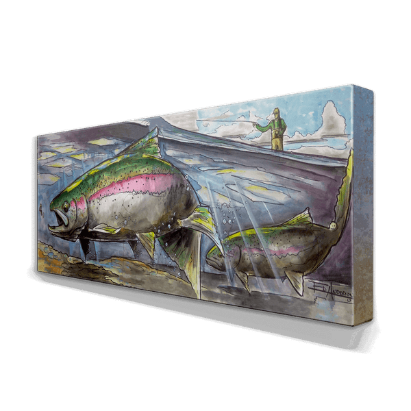 Rainbow and Nymphs: Metal Box Art