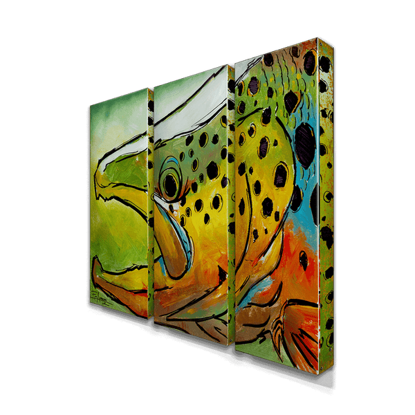 The Home of Brown: 3-Piece Metal Box Art